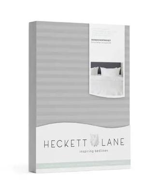 Heckett & Lane Heckett&Lane Uni Stripe Dekbedovertrek Glacier grey