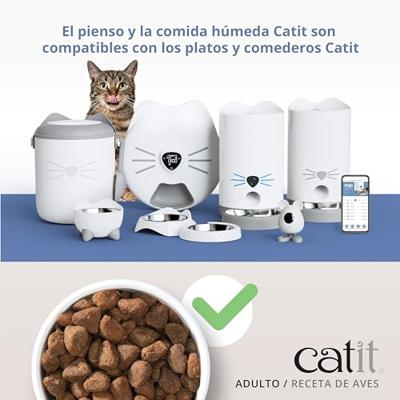 Catit Recipes Kattenvoer voor volwassenen, vogelrecept met zeevis, 400 g