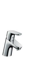 Hansgrohe Focus wastafelmengkraan met waste pushopen afvoergarnituur chroom 31604000 - thumbnail