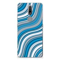 Nokia 2.4 | TPU bumper | Waves Blue - thumbnail