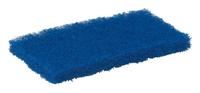 Schuurspons vikan medium125x245x23mm blauw nylon | 10 stuks - thumbnail