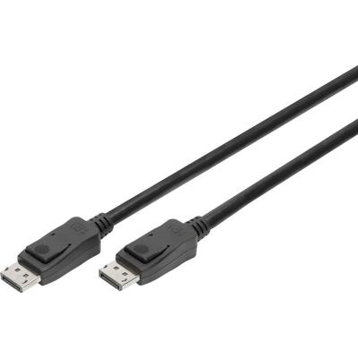 Digitus AK-340106-050-S DisplayPort-kabel DisplayPort Aansluitkabel DisplayPort-stekker, DisplayPort-stekker 5.00 m Zwart Vergulde steekcontacten, Afgeschermd Digitus AK-340106-050-S DisplayPort-kabel DisplayPort Aansluitkabel DisplayPort-stekker, DisplayPort-stekker 5.00 m Zwart Vergulde steekcontacten, Afgeschermd