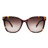 Polar zonnebril Gold 105 dames cat. 4 wayfarer donkerbruin - thumbnail