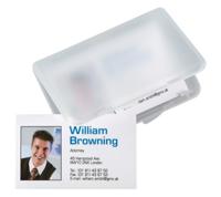 Sigel SI-VA140 Visitekaartjesetui Transparant Voor Kaarten Tot 90x55mm - thumbnail