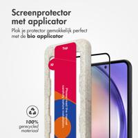 Accezz Gehard Glas Full Cover Screenprotector met applicator Samsung Galaxy A54 / S23 FE Smartphone screenprotector Transparant - thumbnail