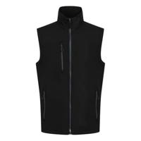 Ragetta RG915 Navigate 2-Layer Softshell Bodywarmer - Black/Seal Grey - S - thumbnail