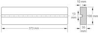 KS Tools 160.0484 Rubberen kussen (l x b x h) 373 x 100 x 35 mm - thumbnail