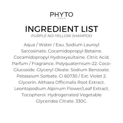 Phyto Phytoviolet Anti-Yellowing Shampoo 250 ml Phyto Phytoviolet Anti-Yellowing Shampoo 250 ml