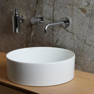 Waskom Loutro Mc Delly Rond 40x40x12 cm Hoogglans Wit Waskom Loutro Mc Delly Rond 40x40x12 cm Hoogglans Wit