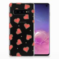 Samsung Galaxy S10 | TPU bumper | Hearts - thumbnail