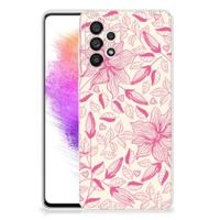 Samsung Galaxy A73 5G | TPU Case | Pink Flowers - thumbnail