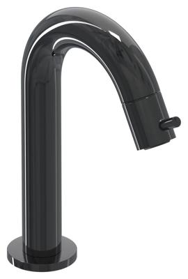 IVY Bond Fonteinkraan - gebogen - opbouw - laag - Zwart chroom PVD 6401057 IVY Bond Fonteinkraan - gebogen - opbouw - laag - Zwart chroom PVD 6401057