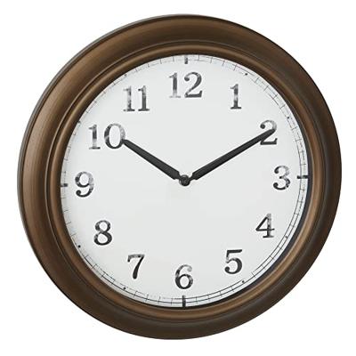 TFA Dostmann 60.3066.53 Outdoorhorloge Kwarts 38.7 cm x 52 mm Messing Spatwaterdicht, Groot display
