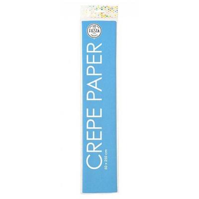 Globos Crepepapier baby blauw, 50x250cm