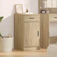 Dressoir met lade Sonoma eiken 40 x 40,5 x 75 cm Bewerkt hout - thumbnail