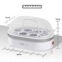 Clatronic EK3497 Eierkoker Met eierprikker, Met maatbeker Wit - thumbnail