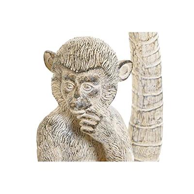 Decoratieve figuren DKD Home Decor Wit Aap Tropisch Decapé 15 x 12 x 29 cm Decoratieve figuren DKD Home Decor Wit Aap Tropisch Decapé 15 x 12 x 29 cm