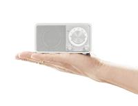 Sangean WR-7 Genuine Mini Radio VHF (FM) Bluetooth Oplaadbaar Wit - thumbnail