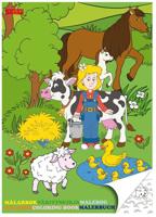 Haza Witbaard Kleurboek boerderij - thumbnail