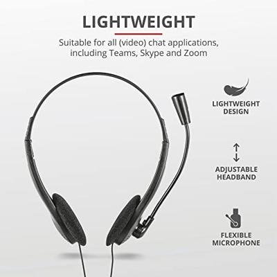 Trust Primo Chatheadset Headset Zwart