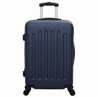 VidaXL Koffer met slot 3 pcs donkerblauw 50 x 31 x 78 cm abs kunststof - thumbnail