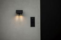 Buitenlamp donkergrijs met 2 GU10 fittingen Lutec &apos;Cypres&apos; 17 cm - thumbnail