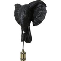 Light & Living Wandlamp 'Elephant' kleur Mat Zwart - thumbnail