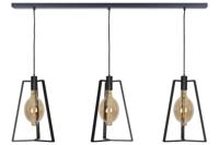 Ztahl design hanglamp Trevi 3L - zwart - thumbnail
