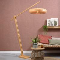 GOOD&MOJO Vloerlamp 'Palawan' Bamboe, 207cm, kleur Naturel - thumbnail