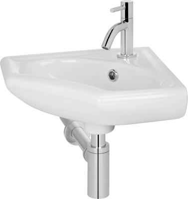 Saqu Form 1-pack hoekfontein compleet Wit