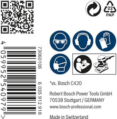 Bosch Accessoires Expert M480 schuurnet voor vlakschuurmachines 93 x 186 mm, K320 - 1 stuk(s) - 2608900759 Bosch Accessoires Expert M480 schuurnet voor vlakschuurmachines 93 x 186 mm, K320 - 1 stuk(s) - 2608900759