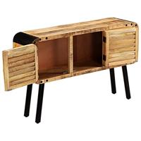 Dressoir 120x30x76 cm massief mangohout - thumbnail