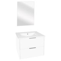 Differnz Bolo badmeubelset knock down FSC hoogglans wit - thumbnail