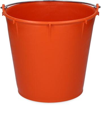 Emmer 7 l met beugel Oranje Emmer 7 l met beugel Oranje