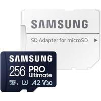 Samsung PRO Ultimate microSD-kaart 256 GB Class 3 UHS-I , v30 Video Speed Class, A2 Application Performance Class Incl. USB-kaartlezer - thumbnail