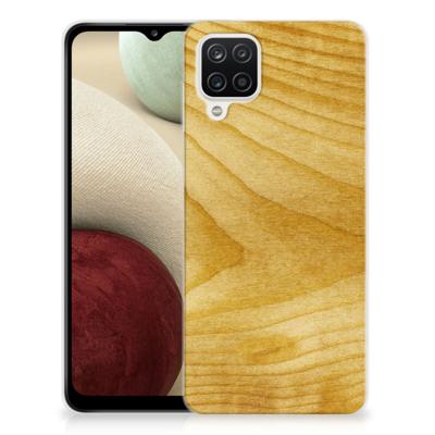 Samsung Galaxy A12 | Bumper Hoesje | Licht Hout