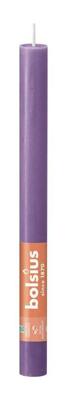 Bolsius huishoudkaars rustiek 27 cm helder violet