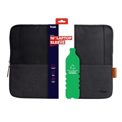 Laptophoes Trust Lisboa Zwart 16"