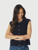 Neo Noir Vest Everest Knit PO | Navy - thumbnail