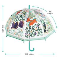 Bloemen en Vogels Paraplu - DJECO blauw - thumbnail