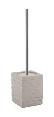 Toiletborstelhouder Sapho Quadrotto Vrijstaand 38x9.5 cm Polyresin Beige
