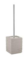 Toiletborstelhouder Sapho Quadrotto Vrijstaand 38x9.5 cm Polyresin Beige - thumbnail