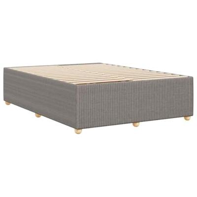 Bedframe zonder matras stof taupe 140x190 cm