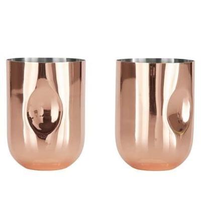 Tom Dixon Plum Moscow Mule glas set van 2
