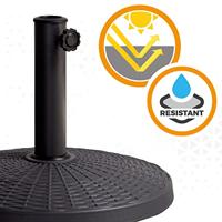 Voet voor Parasol Aktive 44,5 x 33 x 44,5 cm Staal Polyresin - thumbnail