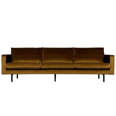 BePureHome Bank 'Rodeo' Velvet, 3-zits, kleur Honey (Geel) BePureHome Bank 'Rodeo' Velvet, 3-zits, kleur Honey (Geel)