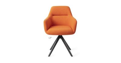 Jesper Home Kinko eetkamerstoel Tangerine turn black