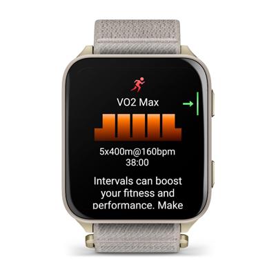 Garmin Venu X1 5,08 cm (2") AMOLED Digitaal 448 x 486 Pixels Touchscreen Goud, Titanium Wifi GPS