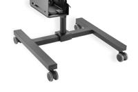 Digitus DA-90374 PC/monitor-trolley 1-voudig 43,2 cm (17) - 81,3 cm (32) Zwart In hoogte verstelbaar, Toetsenbordhouder, Kantelbaar, Roteerbaar, Zwenkbaar - thumbnail