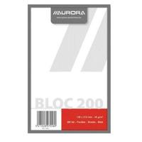 Kladblok Aurora 135x210mm blanco 200 vel 45gr | 5 stuks - thumbnail